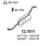 SEAT 4297426 End Silencer